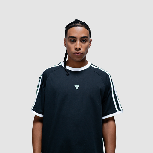 T Shirt Stripe Negro